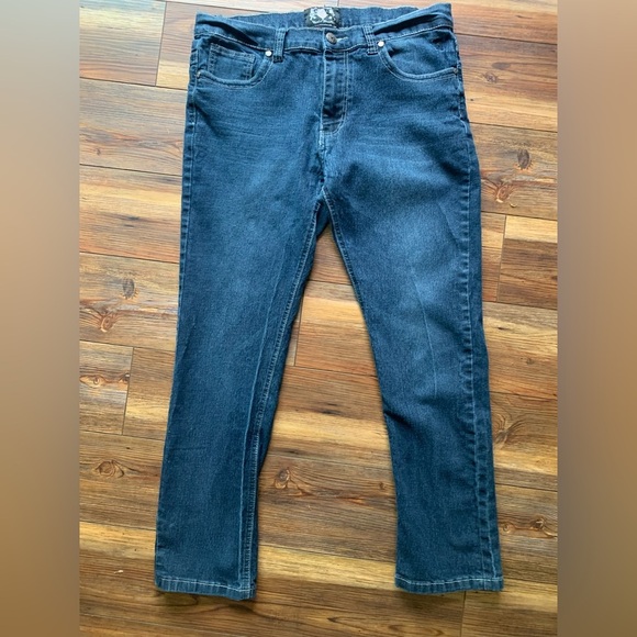 Men’s English Laundry Skinny Jeans Dark Blue Size 36x30 - Picture 1 of 11